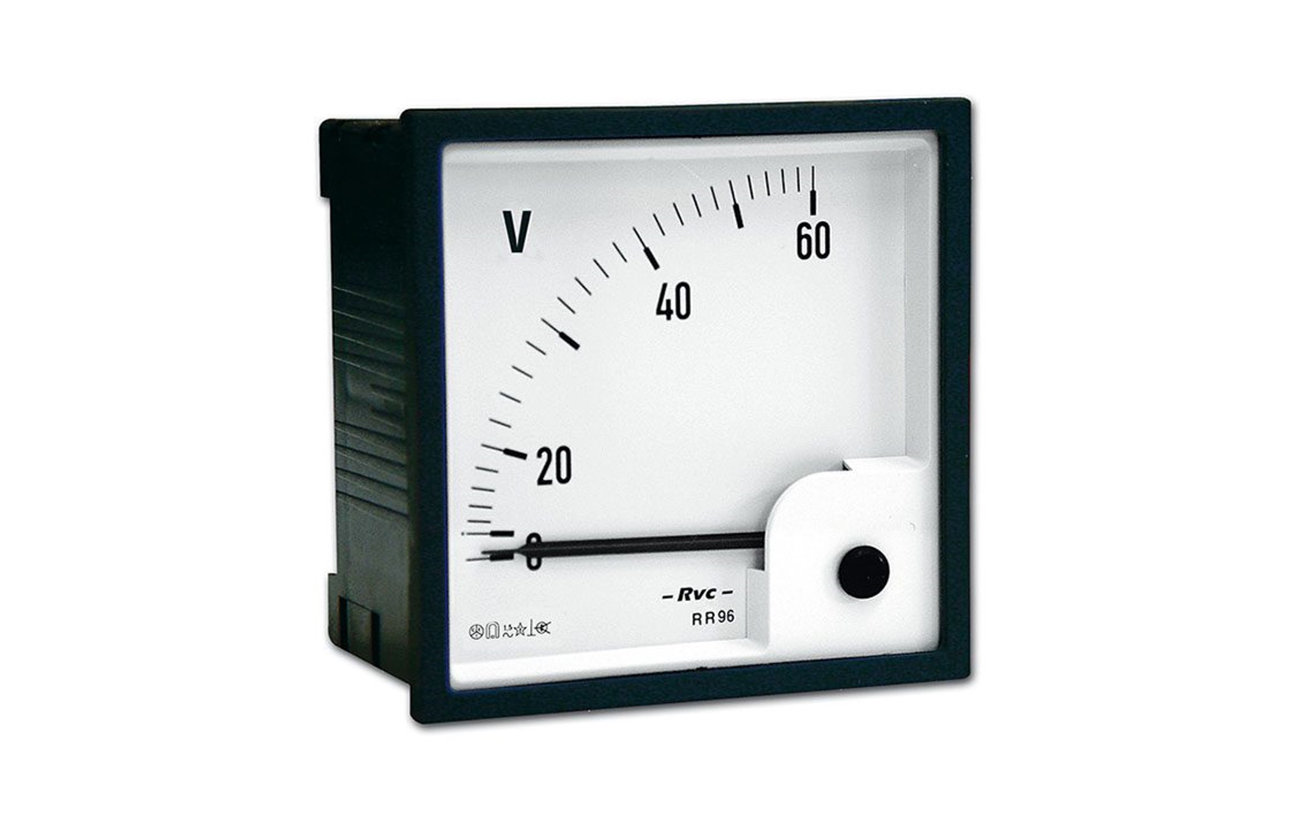 Analog voltage meters Analog meters Panelboard and installation